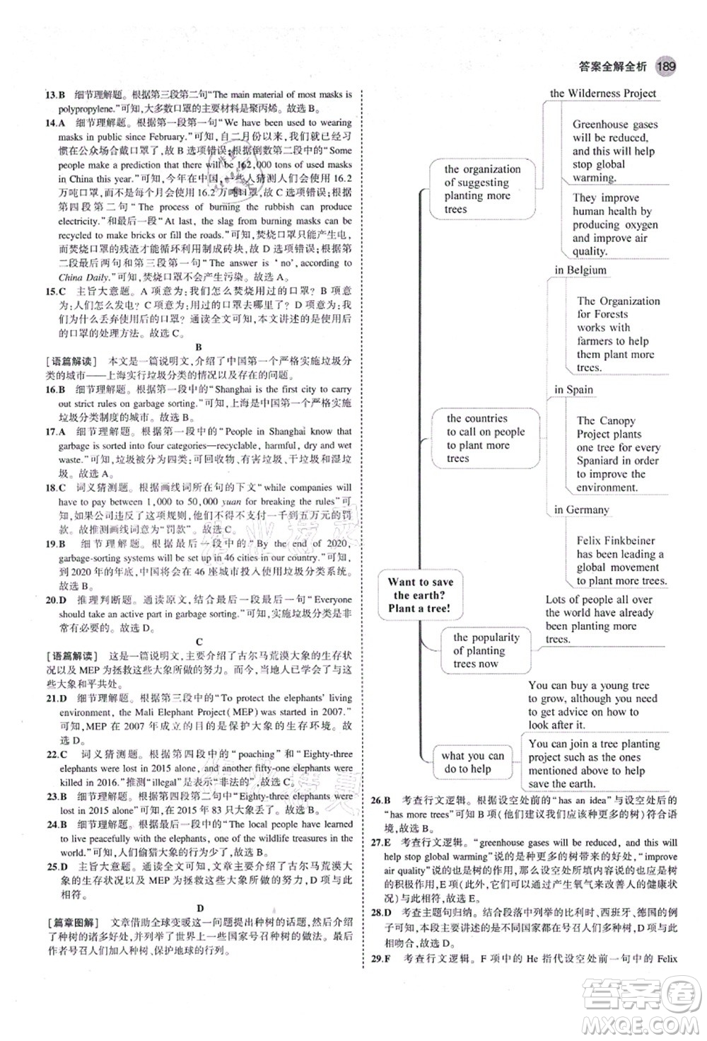 教育科學出版社2021秋5年中考3年模擬九年級英語全一冊魯教版山東專版答案