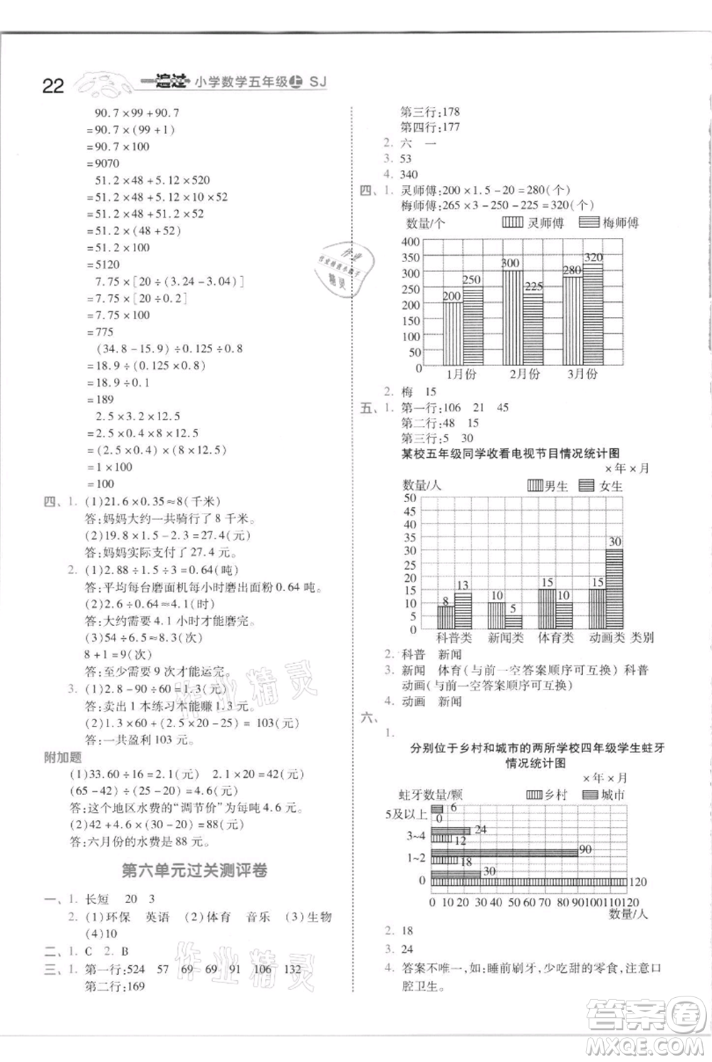 南京師范大學(xué)出版社2021一遍過(guò)五年級(jí)上冊(cè)數(shù)學(xué)蘇教版參考答案