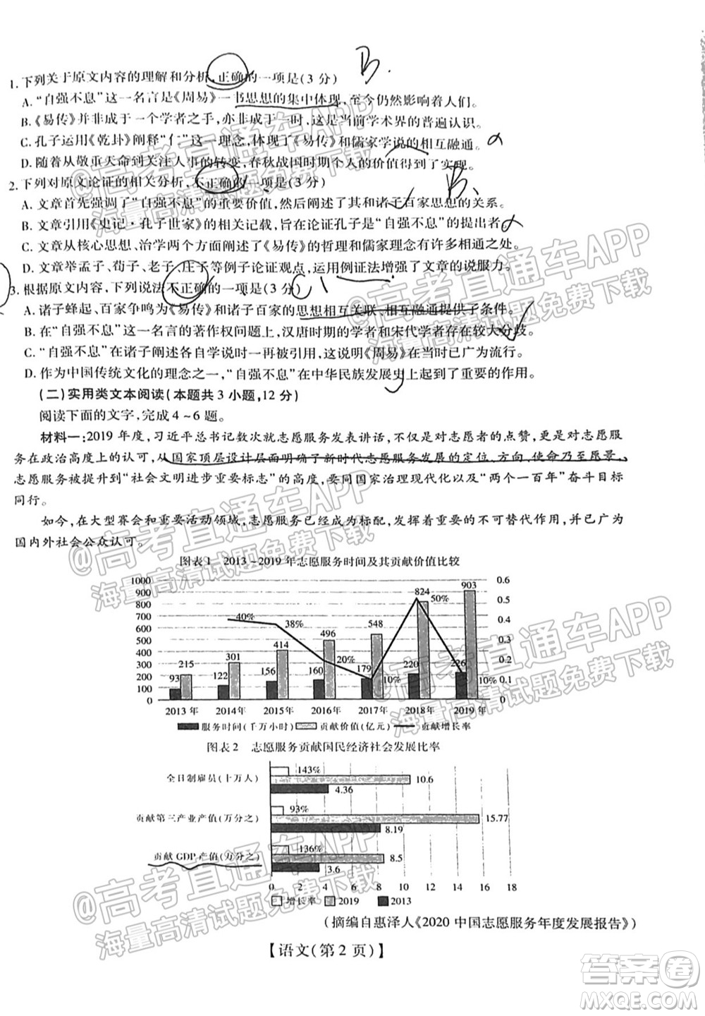 智慧上進2021-2022學(xué)年新高三入學(xué)摸底考試語文試題及參考答案