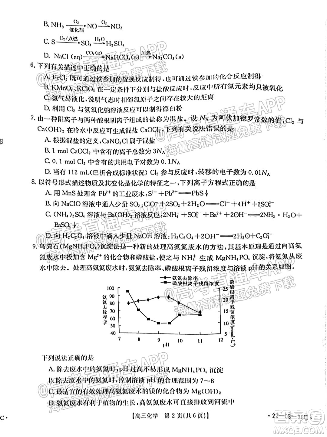 2022屆內(nèi)蒙古金太陽高三9月聯(lián)考化學(xué)試題及答案