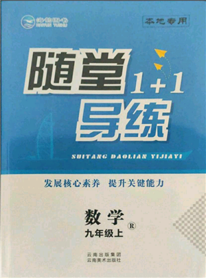 云南美術出版社2021隨堂1+1導練九年級上冊數學人教版參考答案