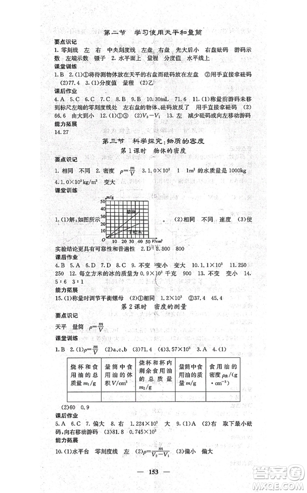 四川大學(xué)出版社2021課堂點(diǎn)睛八年級(jí)物理上冊(cè)滬科版答案