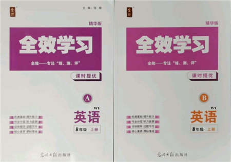 光明日報出版社2021全效學(xué)習(xí)課時提優(yōu)八年級上冊英語A外研版精華版參考答案