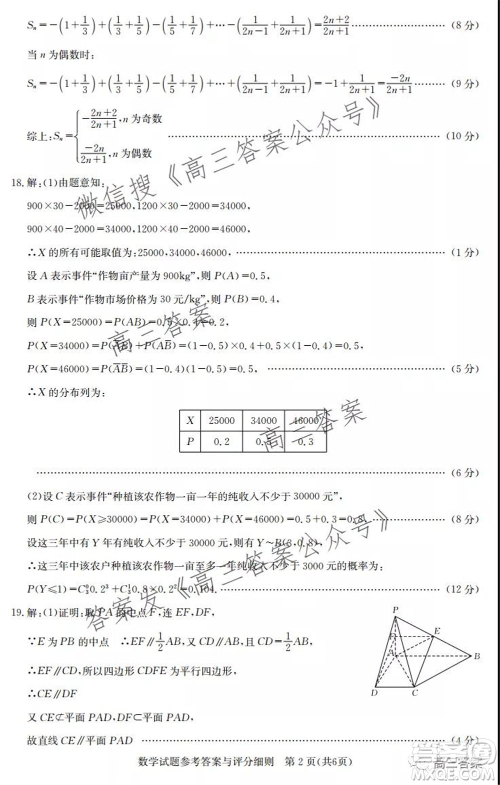 湖北省部分重點中學2022屆高三第一次聯(lián)考數(shù)學試題及答案