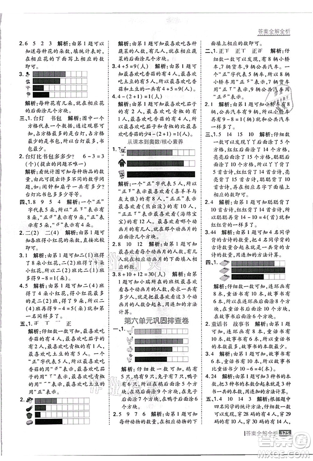 黑龍江教育出版社2021考點(diǎn)集訓(xùn)與滿分備考二年級(jí)數(shù)學(xué)上冊(cè)JJ冀教版答案