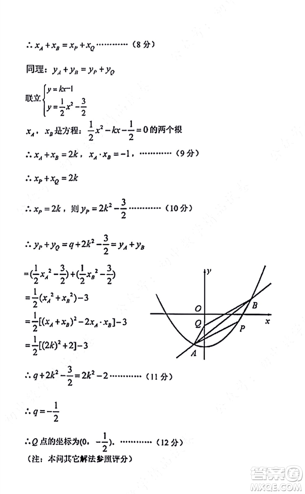 2021-2022學(xué)年度武漢青山區(qū)九年級(jí)上期中考試數(shù)學(xué)試卷及答案