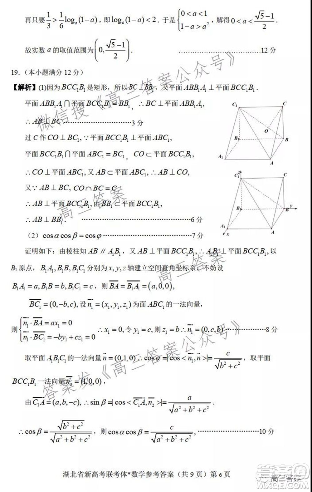 2021年湖北省新高考協(xié)作體高三年級(jí)十一月考試數(shù)學(xué)試題及答案