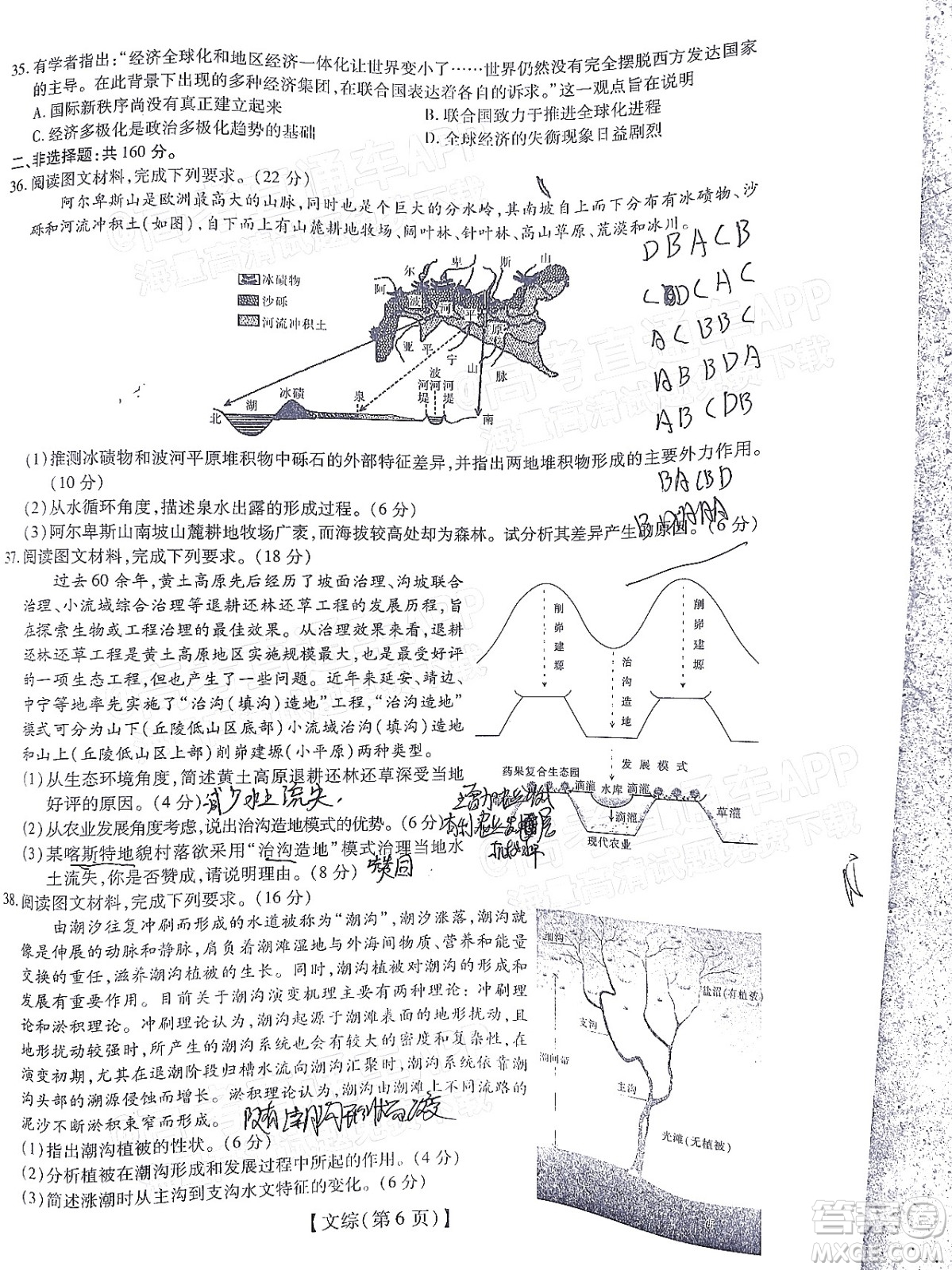 智慧上進(jìn)2021-2022學(xué)年高三總復(fù)習(xí)階段性檢測考試文科綜合試題及答案