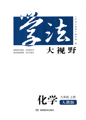 湖南教育出版社2021學(xué)法大視野九年級(jí)化學(xué)上冊(cè)人教版答案