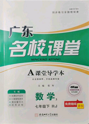 安徽師范大學(xué)出版社2022廣東名校課堂A課堂導(dǎo)學(xué)本七年級(jí)數(shù)學(xué)下冊(cè)人教版參考答案