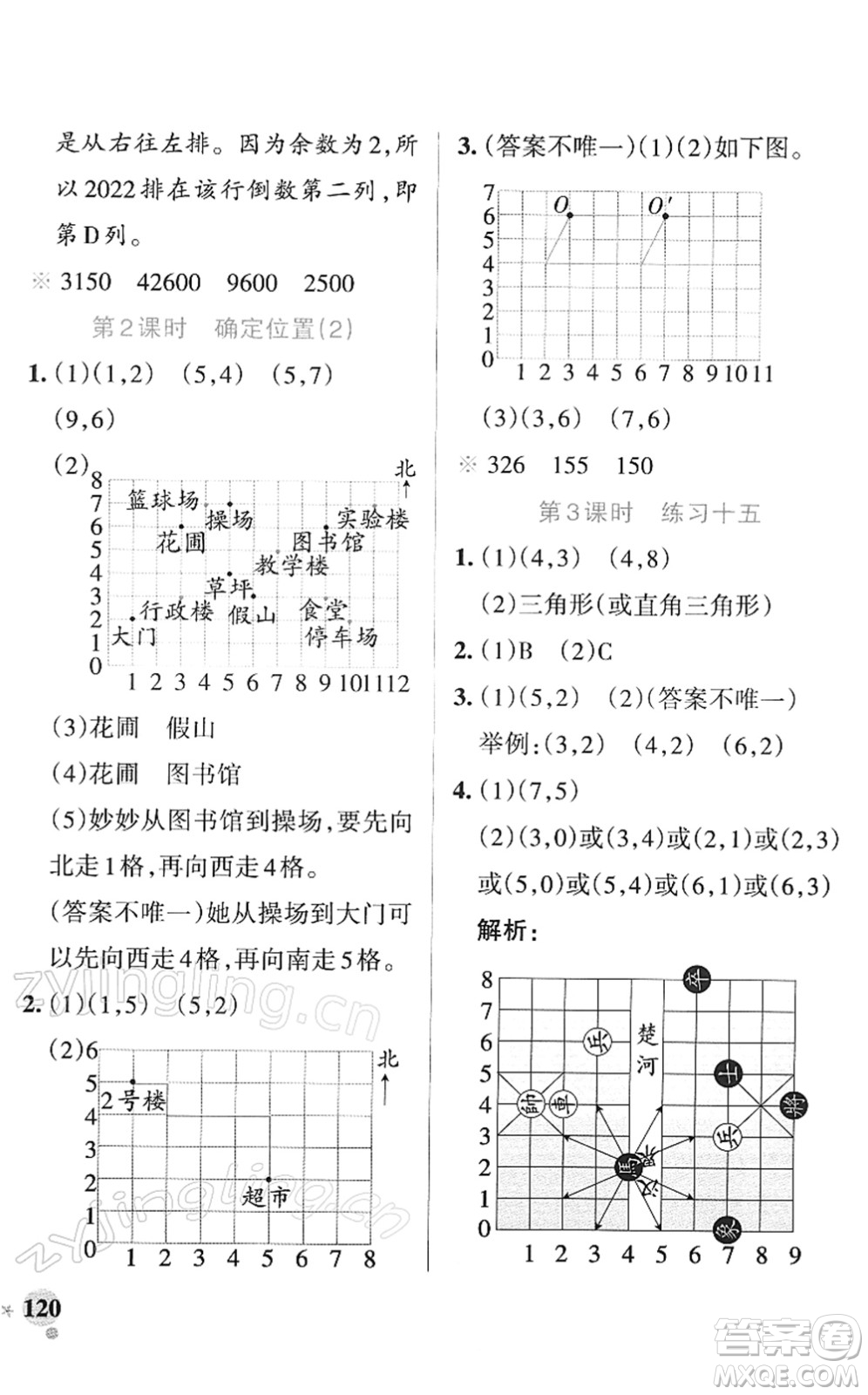 陜西師范大學(xué)出版總社2022PASS小學(xué)學(xué)霸作業(yè)本四年級(jí)數(shù)學(xué)下冊(cè)SJ蘇教版答案