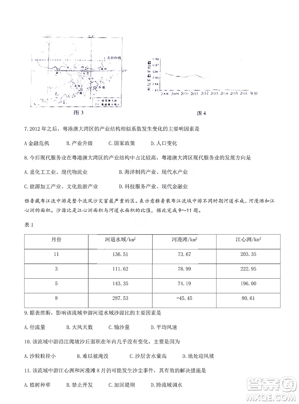 2022屆閩粵名校聯(lián)盟高三下學(xué)期2月聯(lián)考地理試題及答案