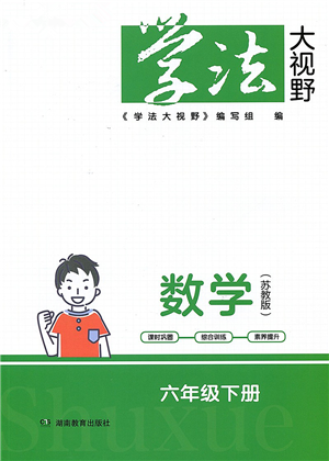 湖南教育出版社2022學(xué)法大視野六年級數(shù)學(xué)下冊蘇教版答案