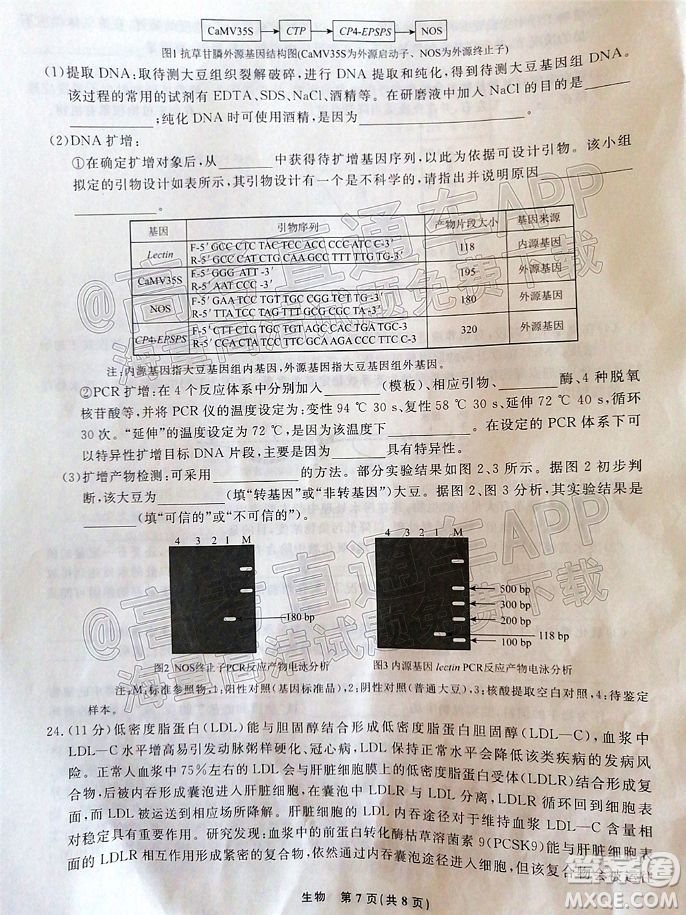 遼寧省名校聯(lián)盟2022屆高三3月份聯(lián)合考試生物試題及答案