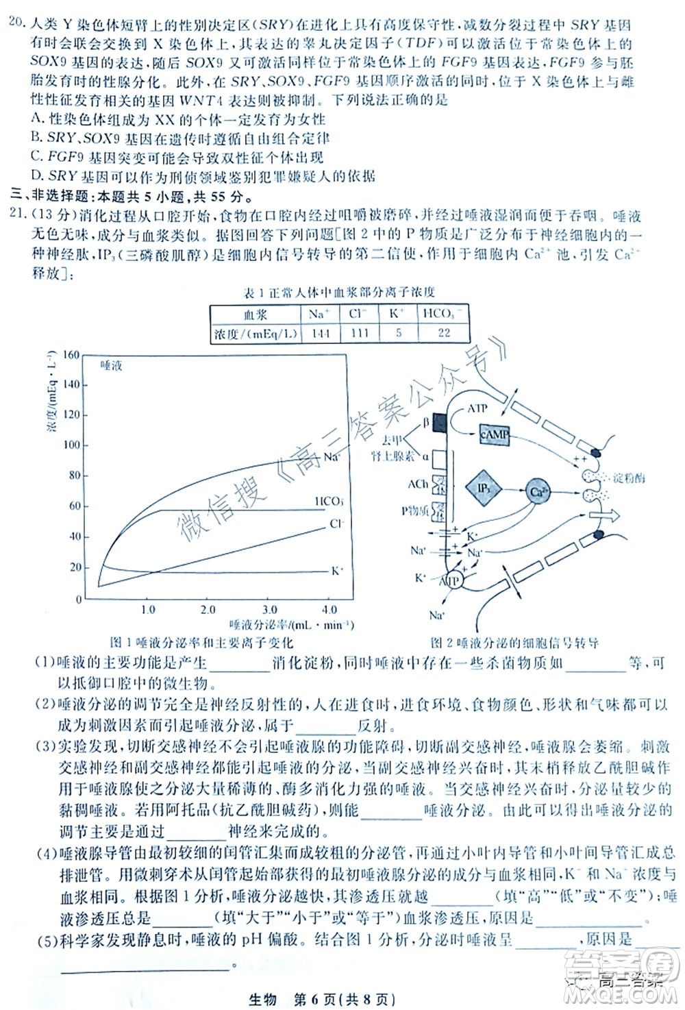 遼寧縣級(jí)重點(diǎn)高中協(xié)作體2022屆高三一?？荚嚿镌囶}及答案