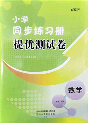 山東友誼出版社2022小學(xué)同步練習(xí)冊提優(yōu)測試卷六年級數(shù)學(xué)下冊人教版答案