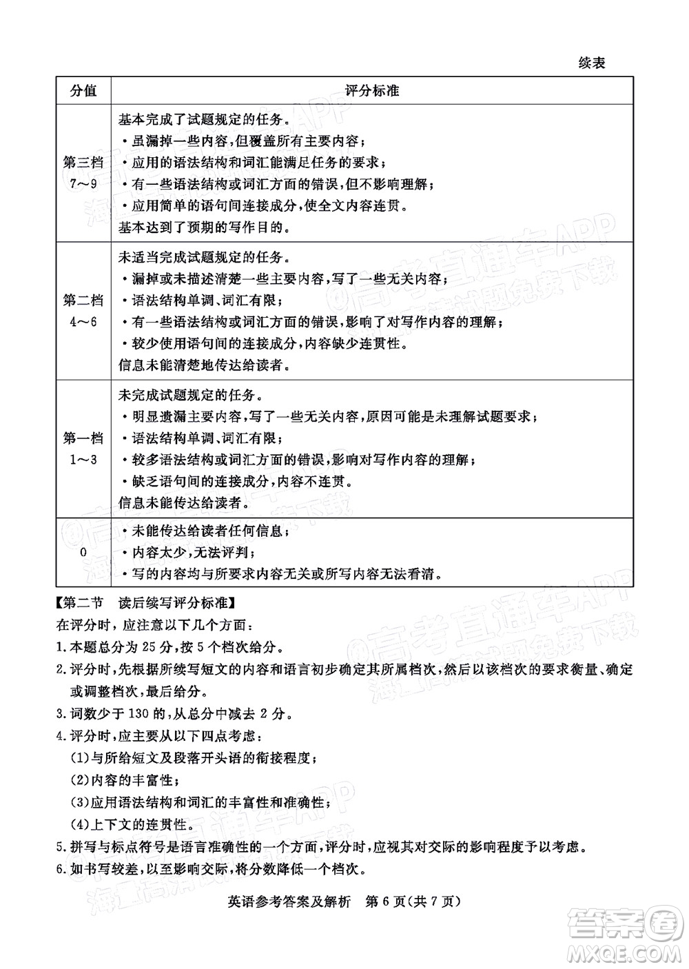 肇慶市2022屆高中畢業(yè)班第三次教學質(zhì)量檢測英語試題及答案