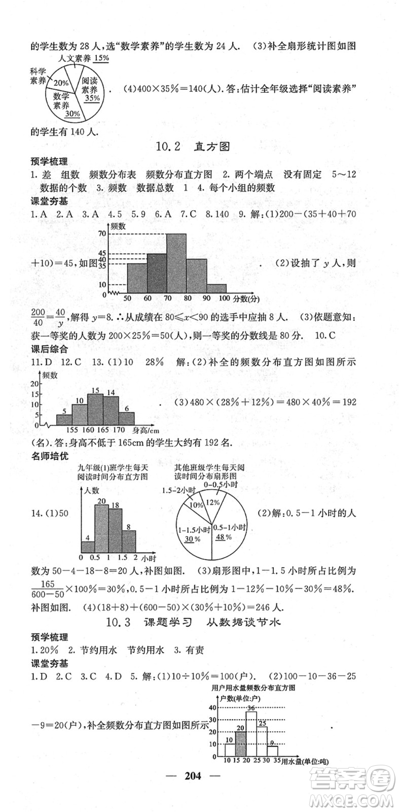 四川大學(xué)出版社2022名校課堂內(nèi)外七年級數(shù)學(xué)下冊RJ人教版云南專版答案