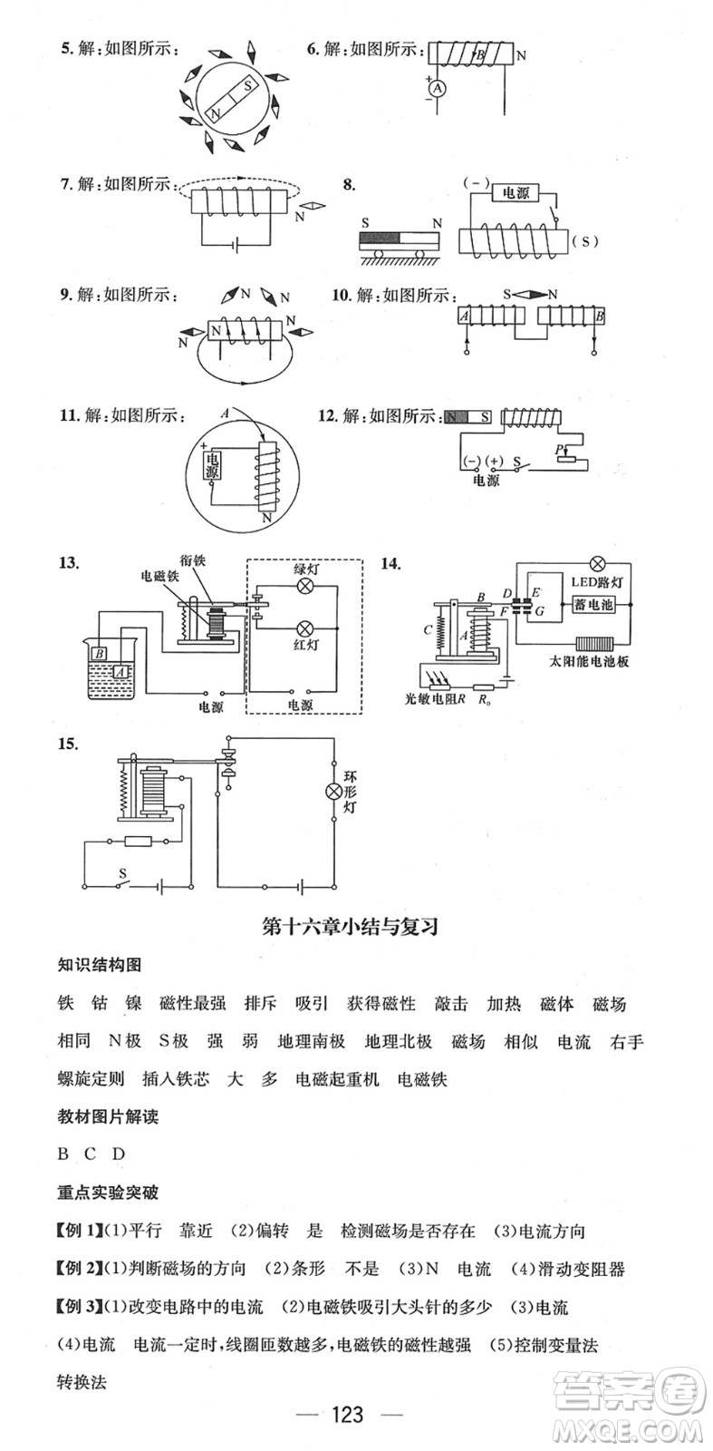 新世紀(jì)出版社2022名師測控九年級(jí)物理下冊(cè)HY滬粵版江西專版答案