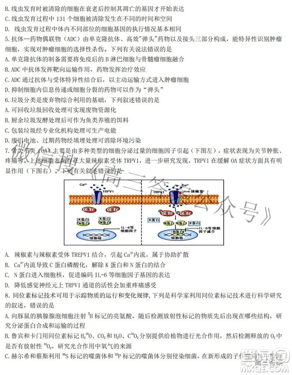 2022屆高三湖北十一校第二次聯(lián)考生物試題及答案