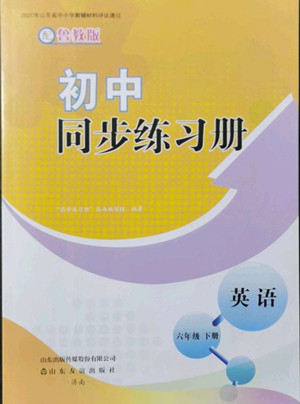 山東友誼出版社2022初中同步練習(xí)冊(cè)英語六年級(jí)下冊(cè)魯教版答案