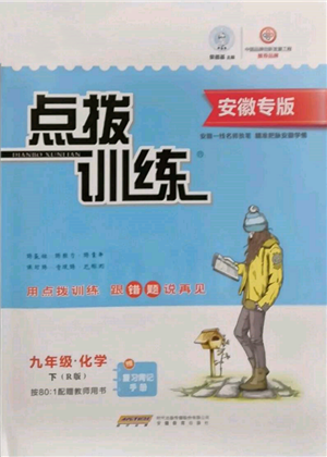 安徽教育出版社2022點(diǎn)撥訓(xùn)練課時(shí)作業(yè)本九年級(jí)下冊(cè)化學(xué)人教版安徽專版參考答案