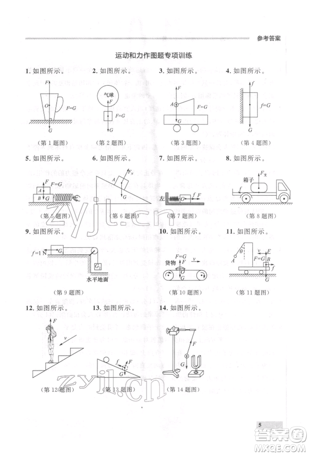 延邊大學(xué)出版社2022點(diǎn)石成金金牌每課通八年級下冊物理人教版大連專版參考答案