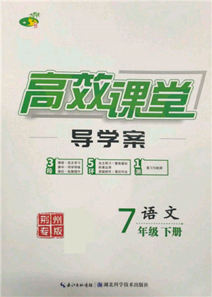 湖北科學(xué)技術(shù)出版社2022高效課堂導(dǎo)學(xué)案七年級(jí)下冊語文人教版荊州專版參考答案