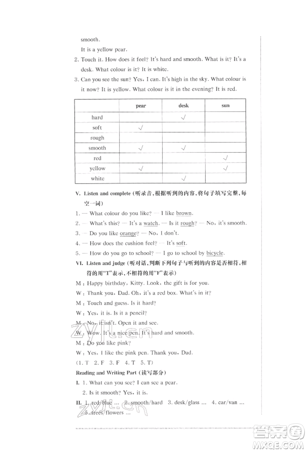 華東師范大學(xué)出版社2022上海名校名卷二年級(jí)下冊(cè)英語牛津版參考答案