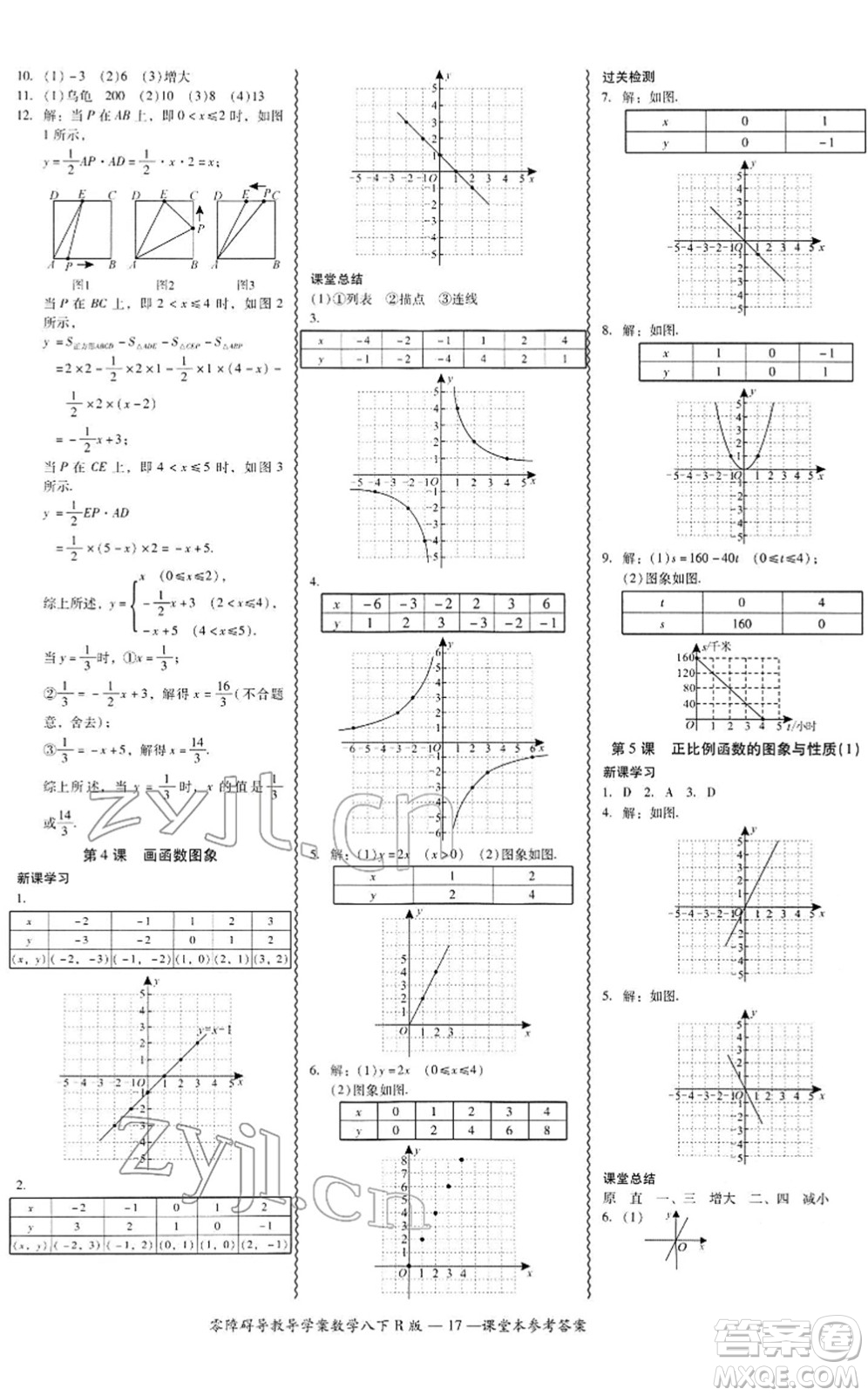 電子科技大學(xué)出版社2022零障礙導(dǎo)教導(dǎo)學(xué)案八年級(jí)數(shù)學(xué)下冊(cè)R人教版答案