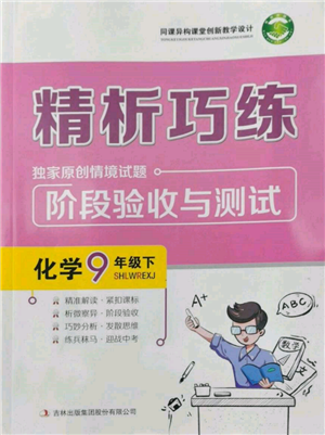 吉林出版集團(tuán)股份有限公司2022精析巧練階段驗(yàn)收與測(cè)試九年級(jí)下冊(cè)化學(xué)人教版參考答案