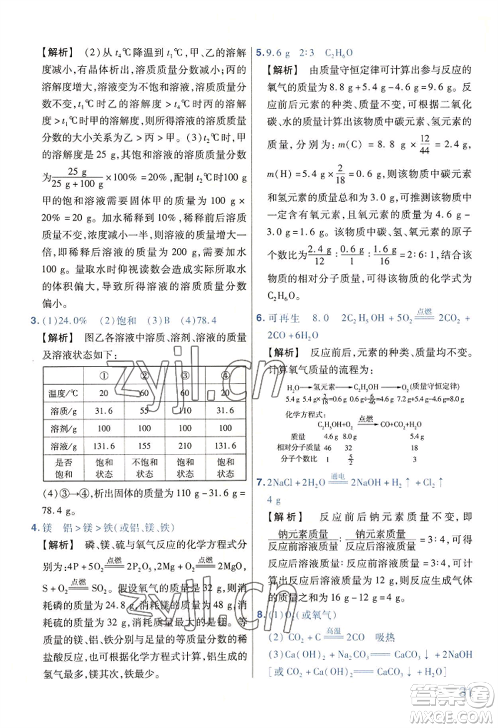 延邊教育出版社2022金考卷百校聯(lián)盟中考信息卷化學(xué)通用版河南專版參考答案