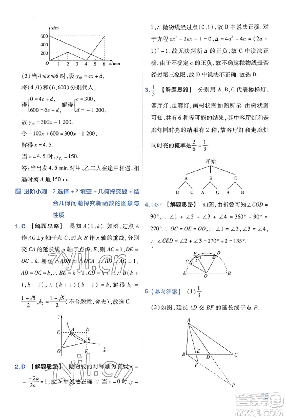 延邊教育出版社2022金考卷百校聯(lián)盟中考信息卷數(shù)學(xué)通用版河南專(zhuān)版參考答案