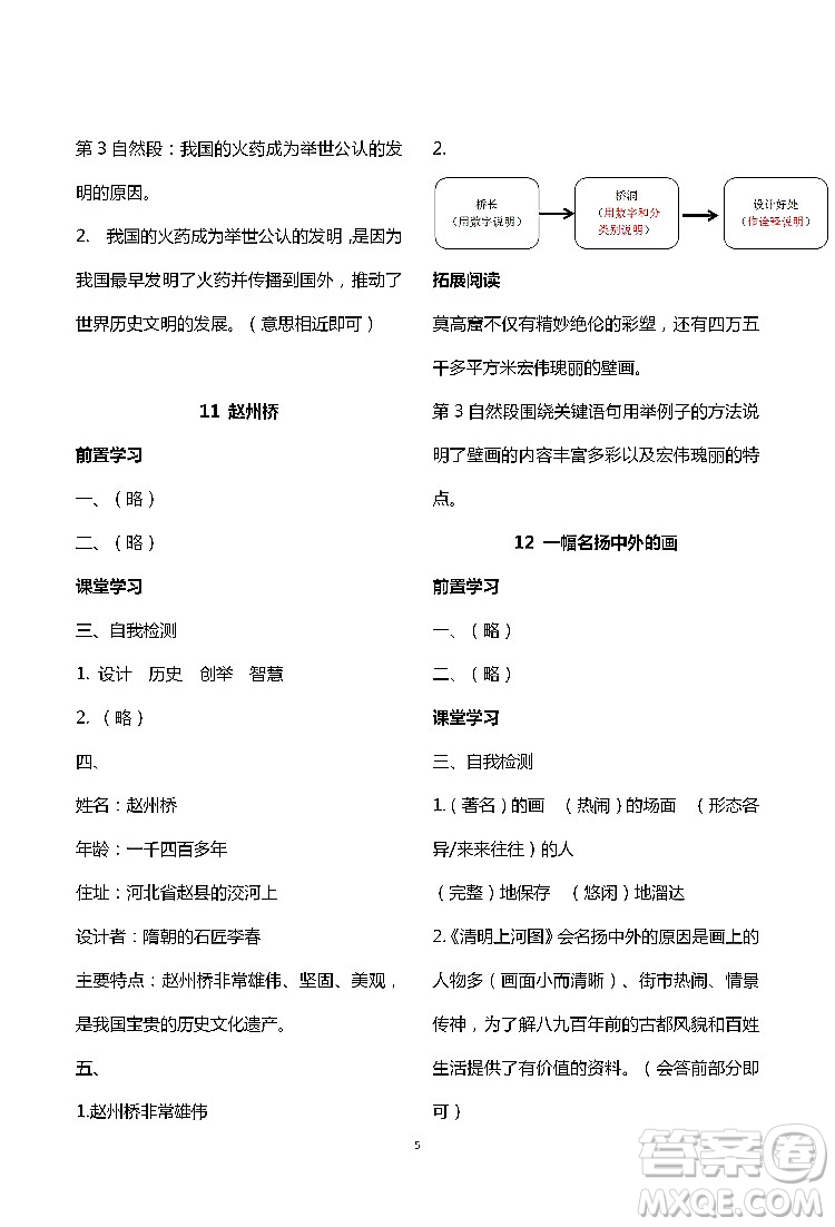 2019年知識(shí)與能力訓(xùn)練三年級(jí)語(yǔ)文下冊(cè)人教版答案