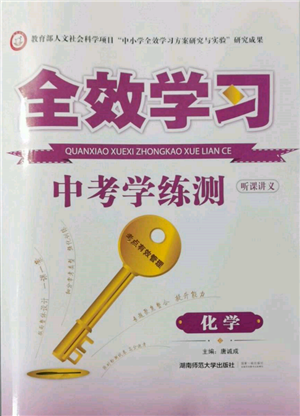 湖南師范大學出版社2022全效學習中考學練測聽課講義化學通用版參考答案