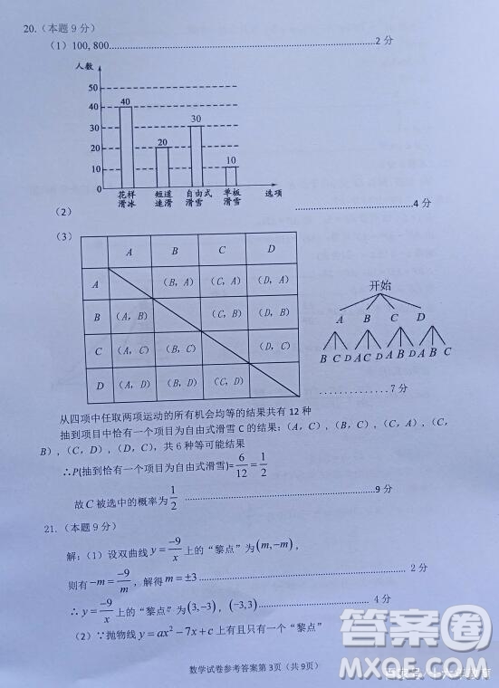 2022年四川省遂寧市中考數(shù)學(xué)真題試卷及答案