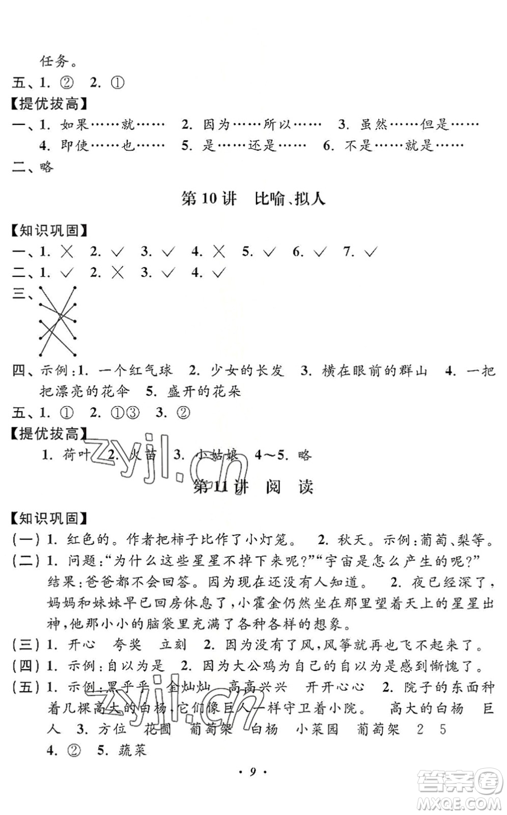 江蘇鳳凰美術(shù)出版社2022暑假培優(yōu)銜接16講1升2年級(jí)語(yǔ)文人教版答案