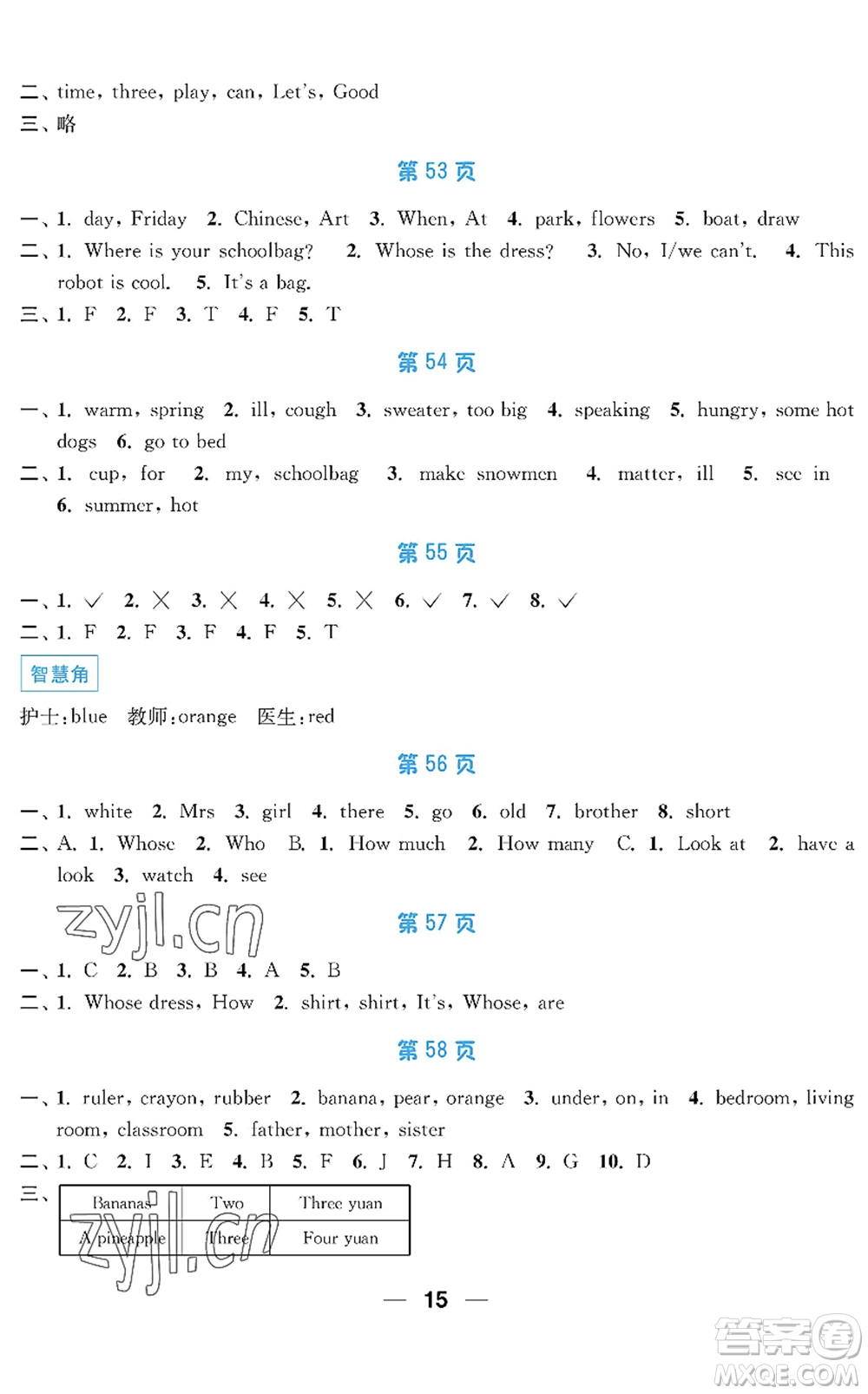 南京大學(xué)出版社2022暑假接力棒小學(xué)四升五年級綜合篇人教版答案