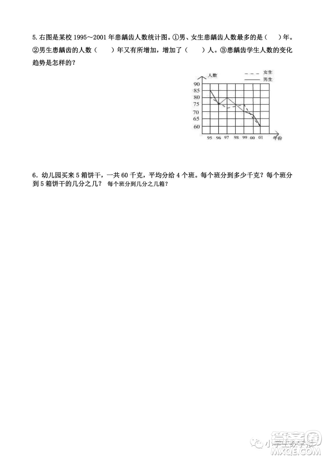 2022春小學(xué)生數(shù)學(xué)報(bào)五年級(jí)期末名校試卷答案