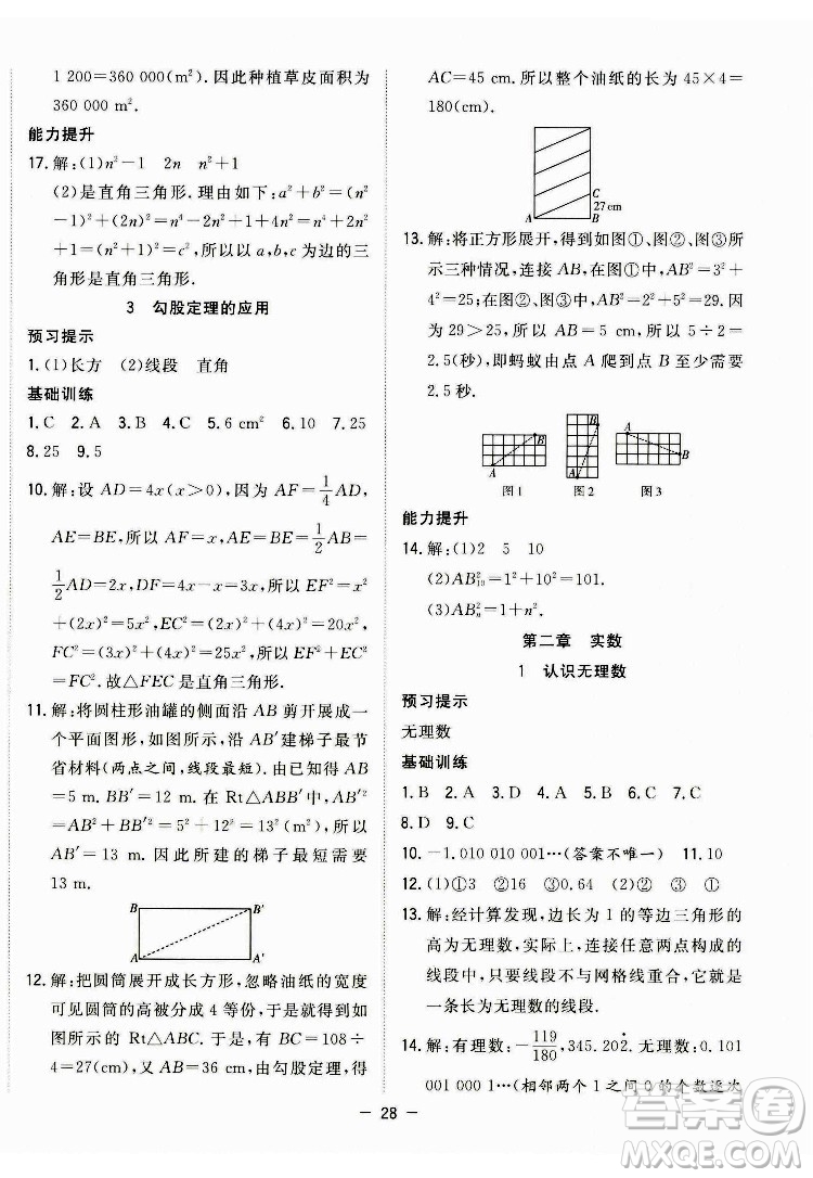 合肥工業(yè)大學(xué)出版社2022暑假總動(dòng)員七年級(jí)數(shù)學(xué)BS北師版答案