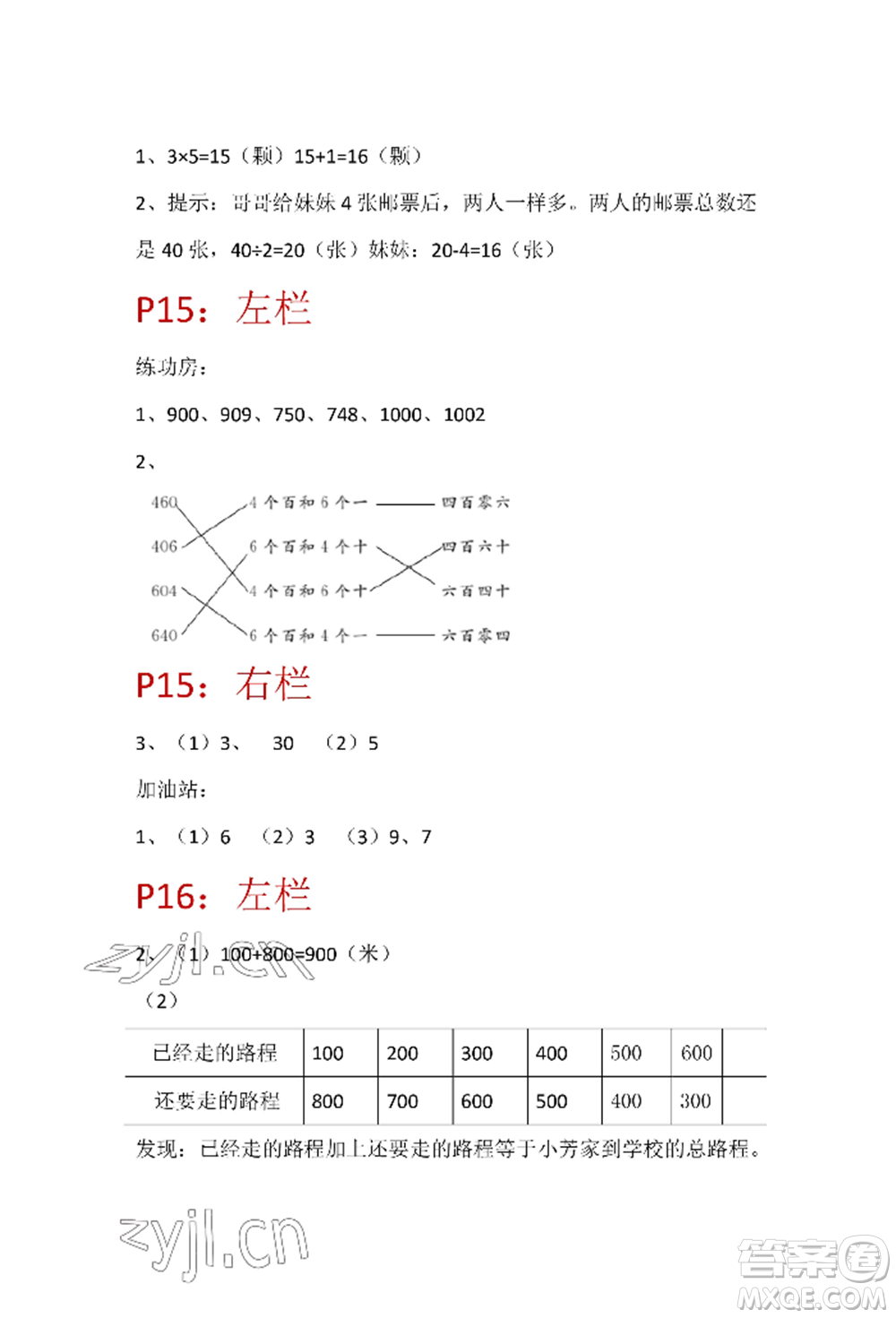 安徽少年兒童出版社2022暑假生活二年級數(shù)學(xué)蘇教版參考答案