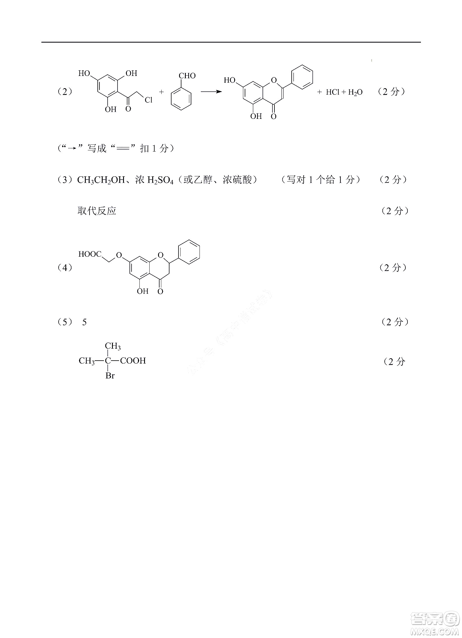 河北省五個(gè)一名校聯(lián)盟2023屆高三年級(jí)摸底考試化學(xué)試卷及答案