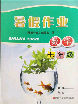 浙江科學技術(shù)出版社2022暑假作業(yè)七年級數(shù)學通用版參考答案