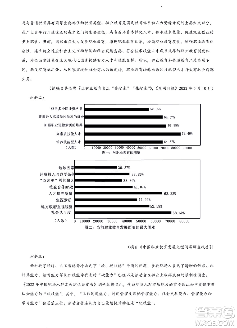 河南省安陽市2022-2023學年高三年級TOP二十名校調(diào)研摸底考試高三語文試題及答案