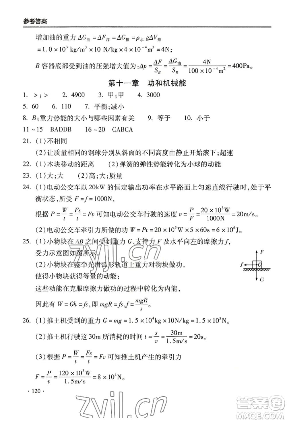 合肥工業(yè)大學(xué)出版社2022哈皮暑假八年級物理人教版參考答案