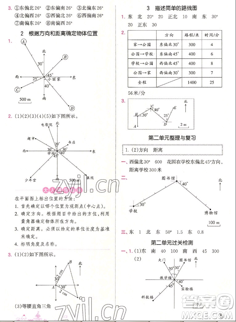 江西人民出版社2022王朝霞創(chuàng)維新課堂數(shù)學(xué)六年級上冊RJ人教版答案