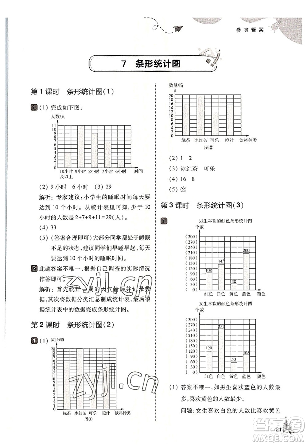 東北師范大學(xué)出版社2022北大綠卡四年級(jí)數(shù)學(xué)上冊(cè)人教版答案