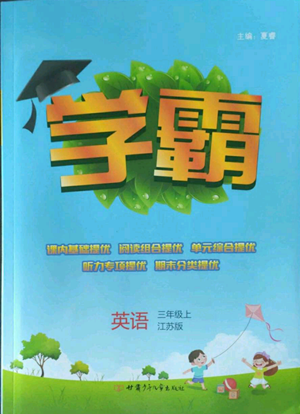 甘肅少年兒童出版社2022經綸學典學霸三年級上冊英語江蘇版參考答案