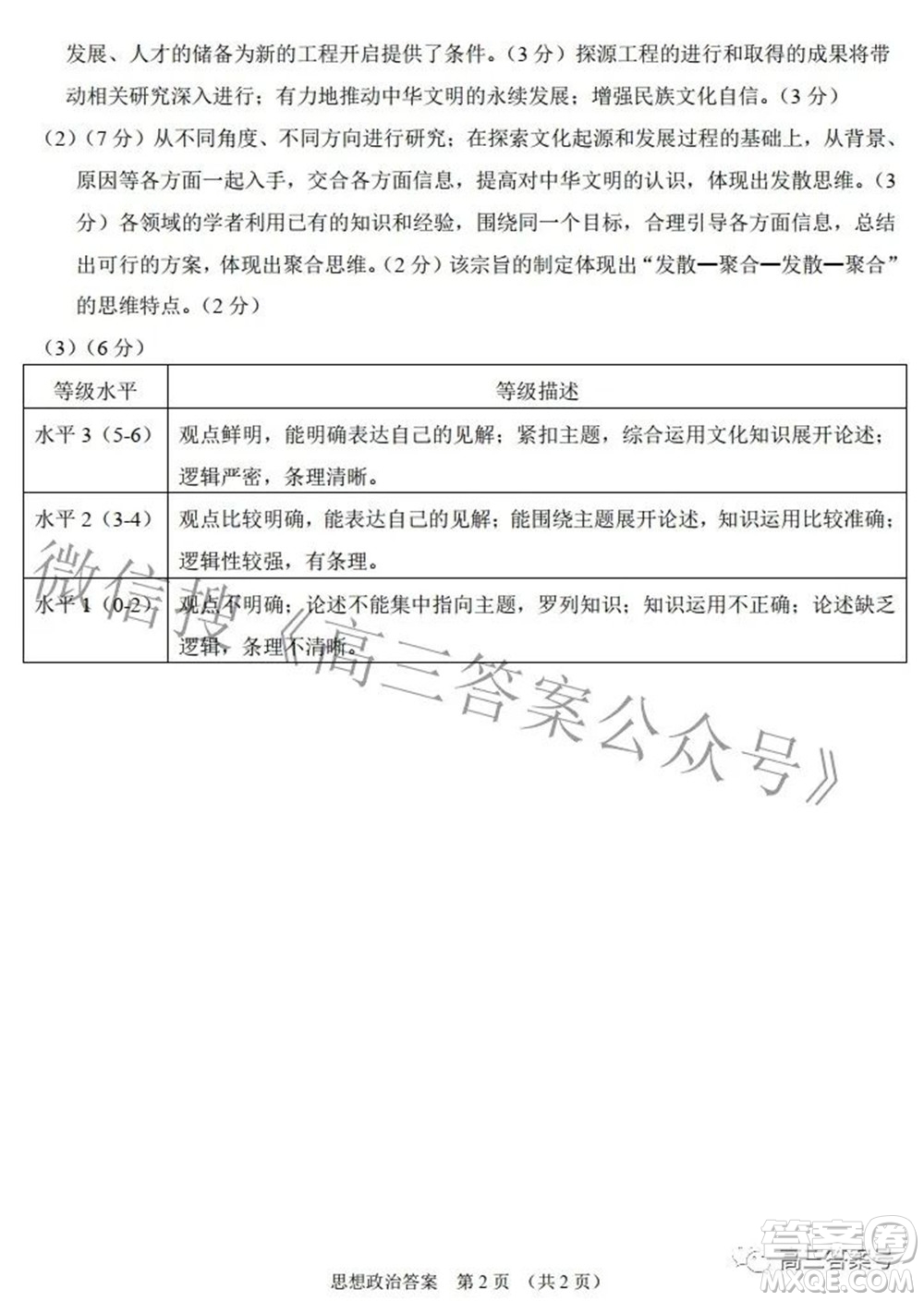 鞍山市普通高中2022-2023學(xué)年度高三第一次質(zhì)量監(jiān)測思想政治試題及答案