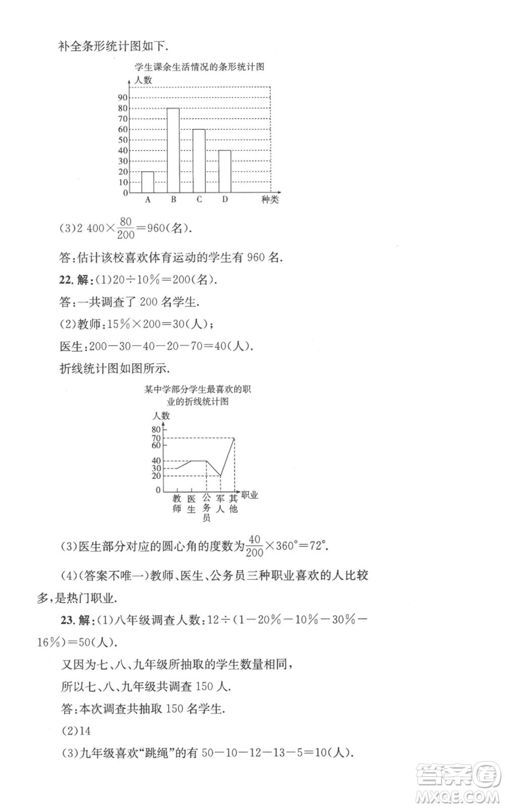 湖南教育出版社2022學(xué)科素養(yǎng)與能力提升七年級上冊數(shù)學(xué)湘教版參考答案